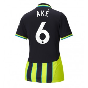 Manchester City Nathan Ake #6 Udebanetrøje Dame 2024-25 Kort ærmer